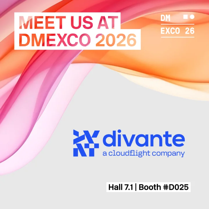 Meet us at DMEXCO 2026 — Divante, Hall 7.1, Booth #D025, Cologne